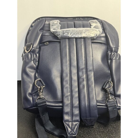 LUG Canter Classic Convertible Tote -NWT BLUE Vegan Leather - Picture 4 of 4